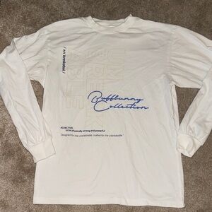 Buffbunny Definition Long Sleeve White Tee